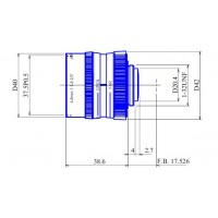 2/3-inch 4.8mm F1.8 Manual Iris Lens